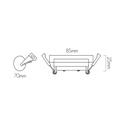 TETIZ inbouwspot GU10 wit 30° richtbaar 70mm_8202560 - 2