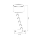 NOMA tafellamp zwart/goud G9 excl - 2