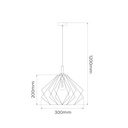 ANGULO pendel 1x E27 zwart - 2