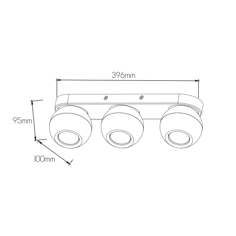 TRITON 3L GU10 (excl) wit - 2