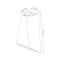AXO wandlicht zwart 4,8W IP54 3000K - 2