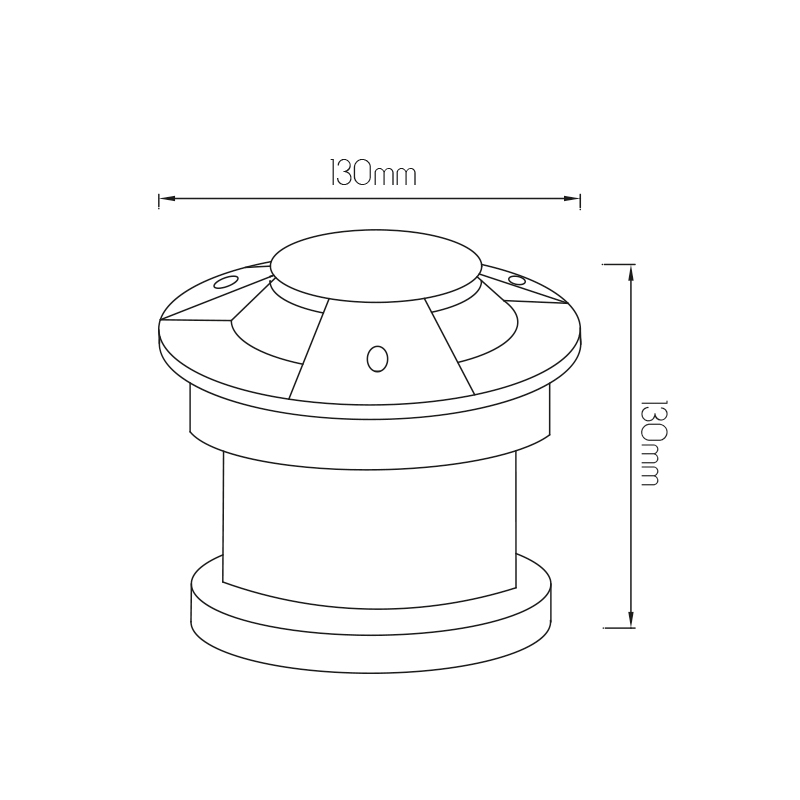 BEACON 4 vloerspot 5W COB Led 3000K 400lm IP67 - 2