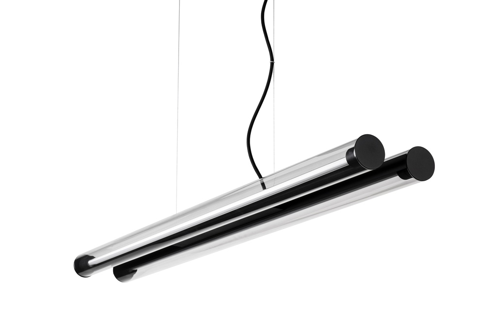 MUXAR LED pendel 2x20W dimbaar zwart - 2