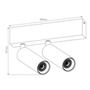 LOPAL 2L 2x 4,5W LED spot wit - 2