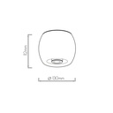 NANO Spot zwart 5W LED 3000K - 2