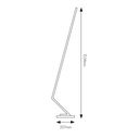 XIMON LED vloerlamp 24W 3000K wit dimbaar - 2
