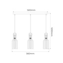 BIZUM pendel 3x E27 zwart + koper_3403157 - 2