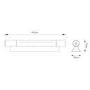 TOUR 5W LED 400lm 3000K mat zilver - 2