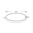 OXUS LED 40W 2700K plafondlamp wit - 2