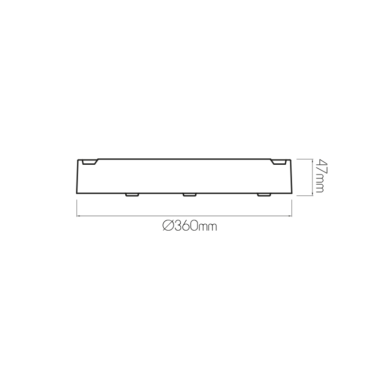 QIJO plafonnier rond grijs SMD LED 3100 Lm 24W IP65 - 2