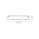 QIJO plafonnier rond grijs SMD LED 3100 Lm 24W IP65 - 2