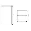 PURE LED pendel vierkant 31W brons - 2