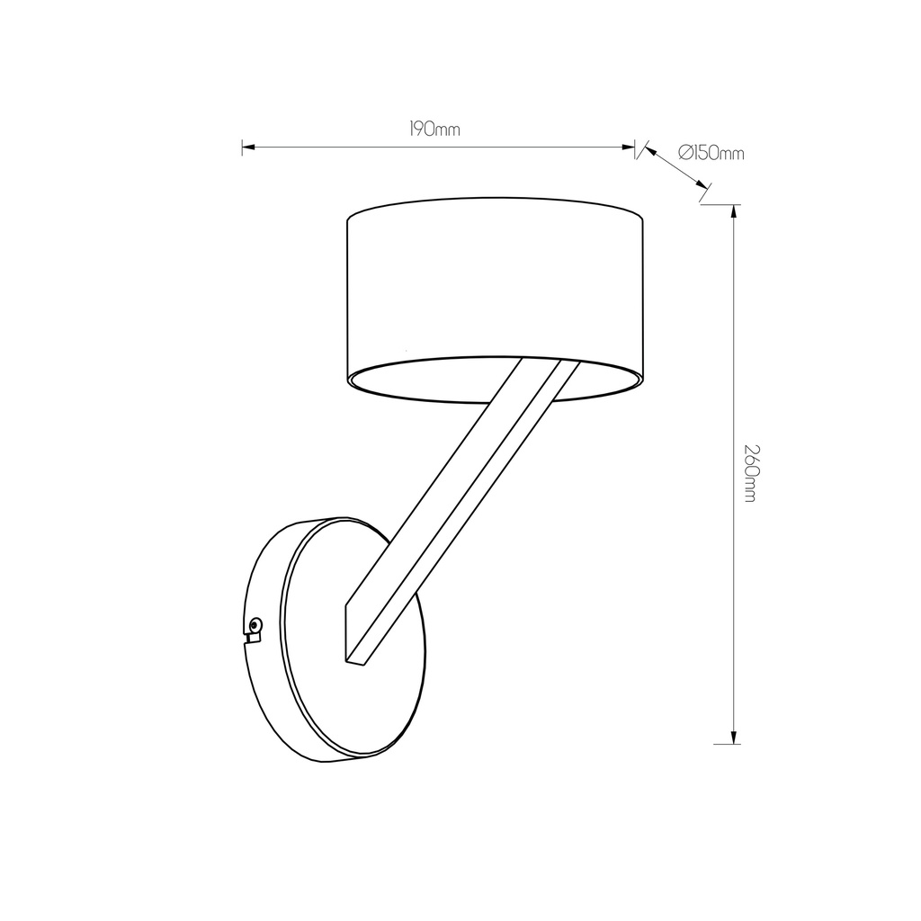 NOMA wandlicht wit/goud G9 excl - 2