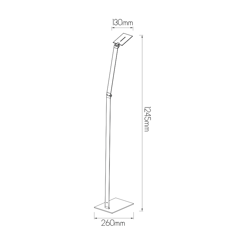 MONIX Vloerlamp LED 6,5W Dimbaar 3000K - 2