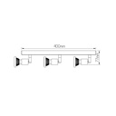ROBUS spot 3xGU10 5W LED incl. wit/chroom - 2