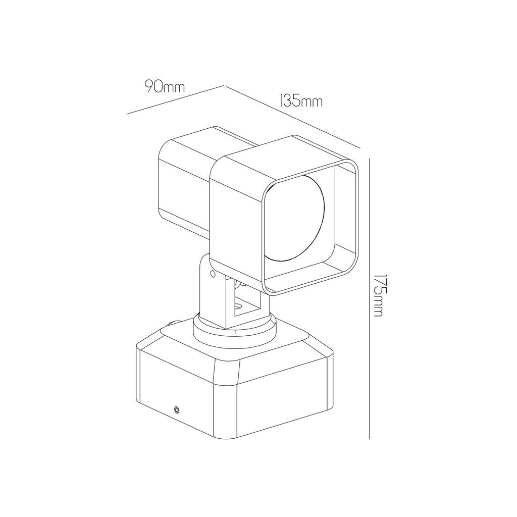 TORUN Wandlicht 9W LED 3000K IP65 - 2