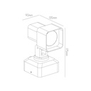 TORUN Wandlicht 9W LED 3000K IP65 - 2