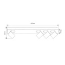 Nysit 4L B/W/W 4x4,5W GU10 dimmable LED incl. - 3