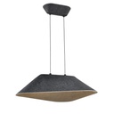 ITZU 8,7W LED Pendel 550x550mm dimbaar vilt donker grijs /licht grijs - 2