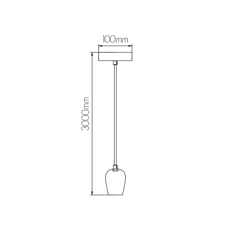 KOBAR pendel wit/wit 1x E27 - 2