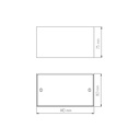 FLUO LED Wandlicht 1x G9/2,5W incl. wit - 2