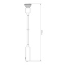 RUNE FLEX 1XGU10 LED 4,3W incl wit - 2