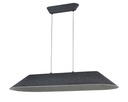 FONIC 23W LED Pendel 1090x401mm dimbaar vilt donker / licht grijs - 2