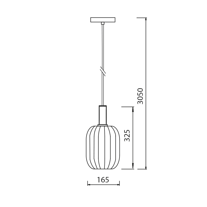 OONAH 1xE27 D160xH320 Wit / goud + 3m kabel wit stof - 2