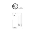XANDAR LED 10W 2700K 36° spot zwart - 3