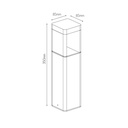 TUVA 2 paal 350mm 9 Watt LED 3000K IP65 zwart - 2