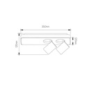 Nysit 2L B/B/B 2x4,5W GU10 dimmable LED incl. - 3
