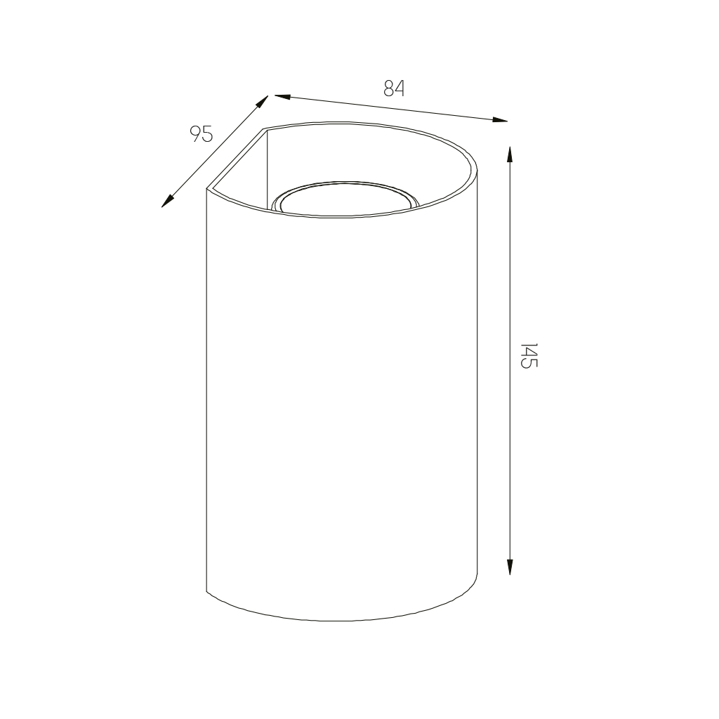 RADU Wandlicht wit rond 2xGU10 excl (max 50W) - 2