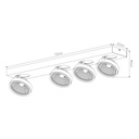 AEON-4 wit 4x AR111 (incl) - 2