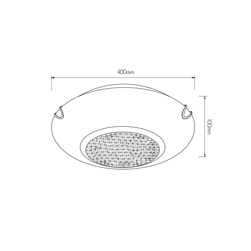 OCULAR plaf. D40 18x1W LED 3000K - 2