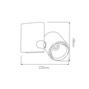 TRONIC 3F track spot zwart / empty body - 2