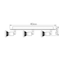 XZIBIT 3L GU10 LED 5W dim incl. zwart / brons - 2