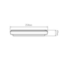 KALIS plafonier wit 30W 3000K IP44 diam 254 - 2