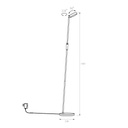 AKO LED 12,5W vloerlamp zwart / goud - 2