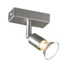 RUNE 3 WANDL 1XGU10 LED 5W dim STAND  STAAL