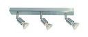 RUNE 3 BALK  3XGU10 LED 5W dim STAND  STAAL