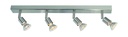 RUNE 3 BALK  4XGU10 LED 5W dim STAND  STAAL