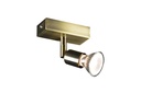 RUNE 3 WANDL 1XGU10 LED 5W dim STAND  BRONS