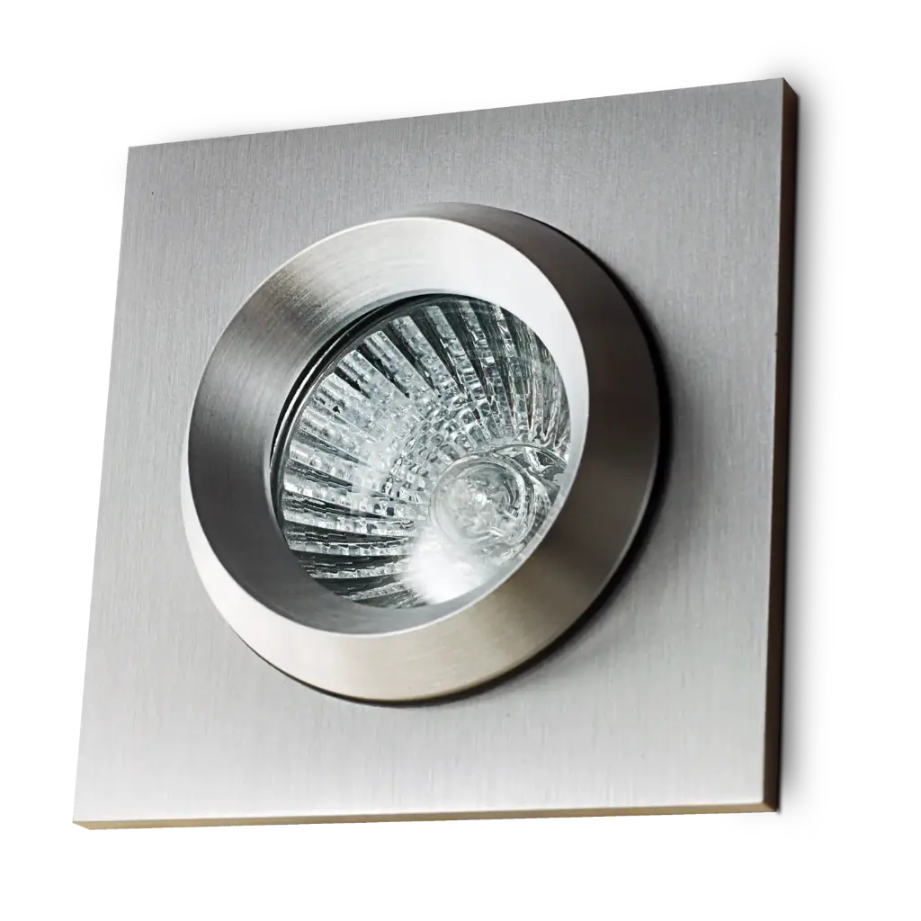 SHOWER SQUARE INB. 50W/12V IP54 ALU