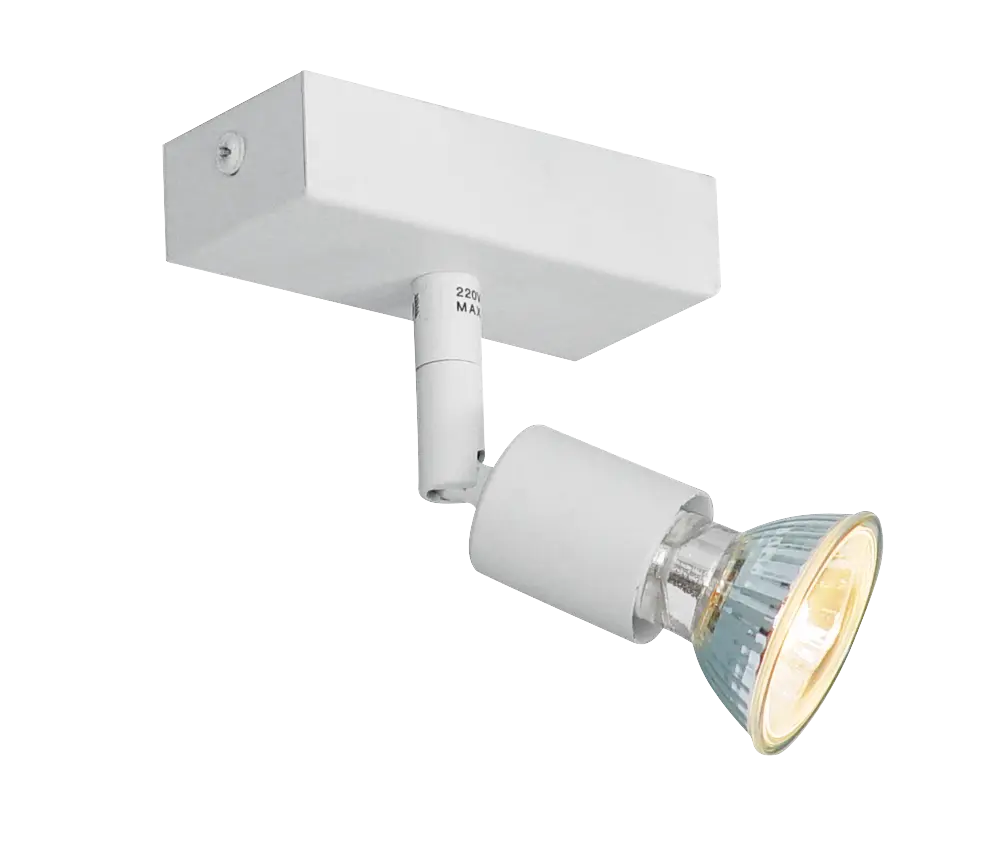 RUNE 3 APPL. 1XGU10 LED 5W dim STAND  BLANC