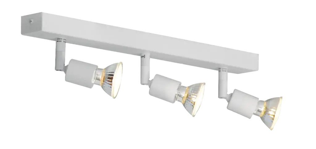 RUNE 3 3LBAR GU10 LED 5W dim MAT WHITE