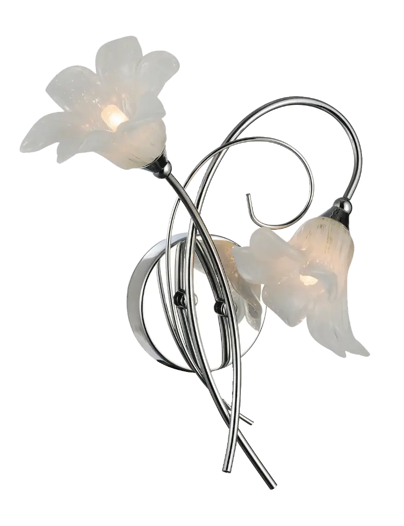 TABOR Walllamp chrome 2xG9 LED incl.