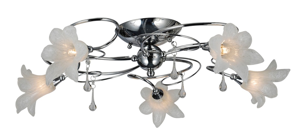 TABOR plafonnier chroom 5xG9 LED incl.