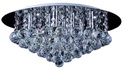 KRISTO round plaf. Chroom/cristal 8xG9 2,5W dim LED  incl