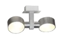NIC-NAC PLAF. alu 2XG9/2,5W LED dimbaar