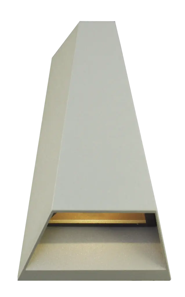 AXO applique argent CREE LED blanc chaud max 2x3W IP54